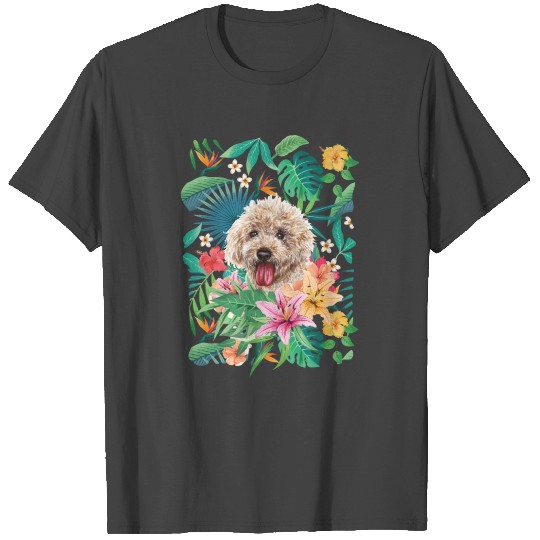 Tropical Apricot Toy Poodle T Shirts