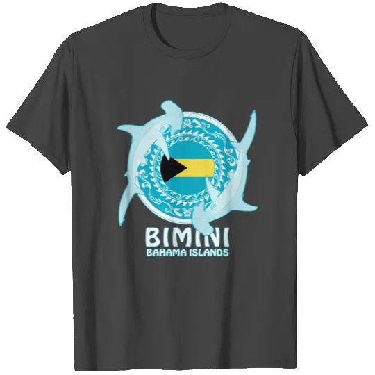 Bimini Bahamas Hammerhead Shark T Shirts