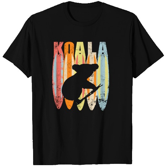Australia Koala Bear Vintage Surf Retro Gift T Shirts