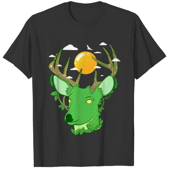 Floral Deer T Shirts