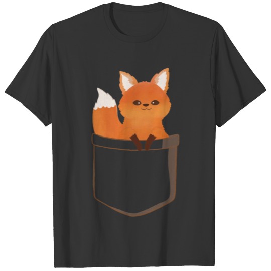 Baby Fox In A Pocket T Shirts
