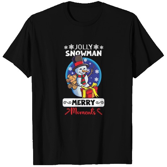 Funny Snowman Season Winter Christmas Snowman Joy T Shirts
