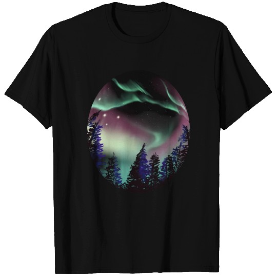 Northern Lights Aurora Borealis For Or T Shirts
