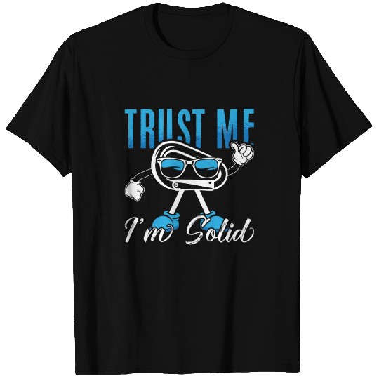 Rock Climbing Trust Me I'm Solid Mountaineering T Shirts
