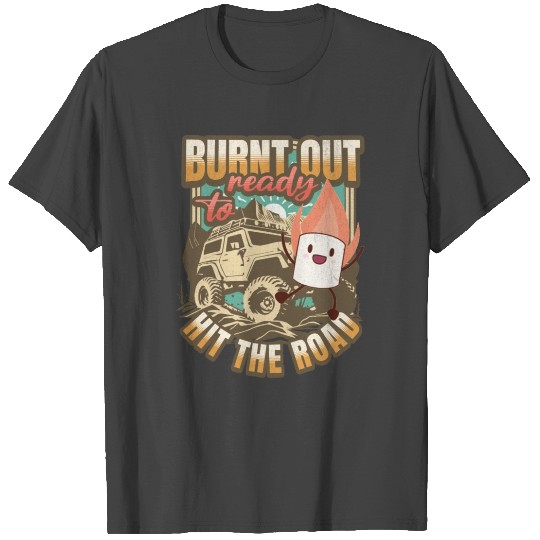 Burnt Out But Optimistic Marshmallow Cute Outdoor T Shirts