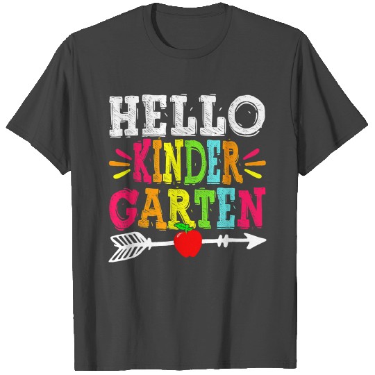Hello Kindergarten Teacher Funny Back To School T Shirts