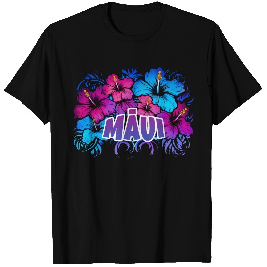 Maui Hibiscus Flower - Tropical Island Beauty T Shirts
