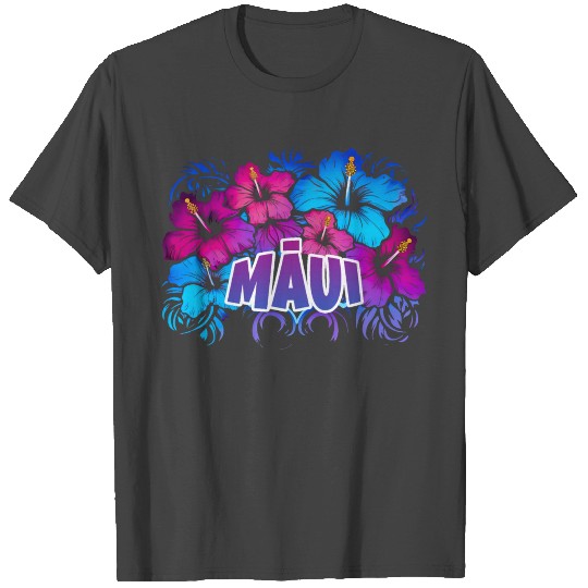 Maui Hibiscus Flower - Tropical Island Beauty T Shirts