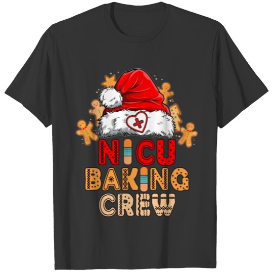 Nicu Nurse Merry Christmas Gingerbread Nurse T Shirts