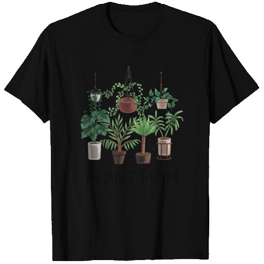 Plant Mom Potted Plant Lover T Shirts