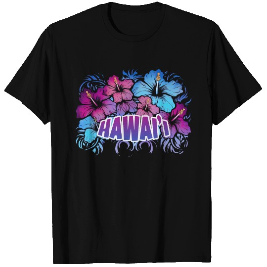 Hawaii Hibiscus Flower - Tropical Island Beauty T Shirts