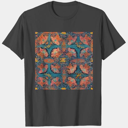 Mystical Tapestry: Vintage Indian Rug Reverie T Shirts