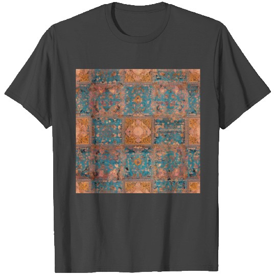 Mystical Tapestry: Vintage Indian Rug Reverie T Shirts