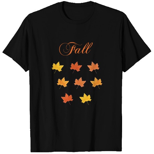 Fall Maple Leaves T Shirts