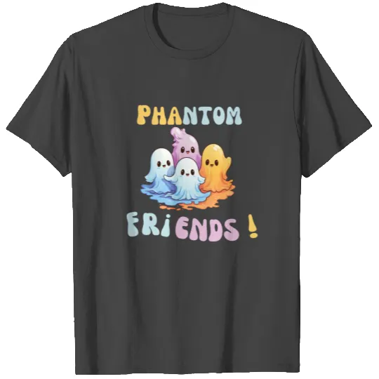Join the Phantom Friends: Kids' Halloween T Shirts