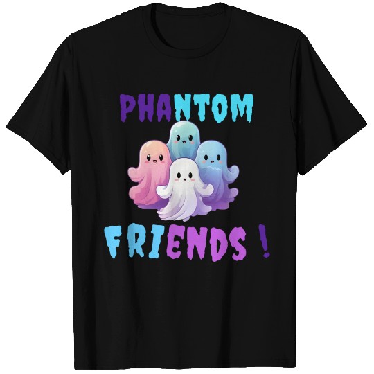 Join the Phantom Friends: Kids' Halloween Adventur T Shirts