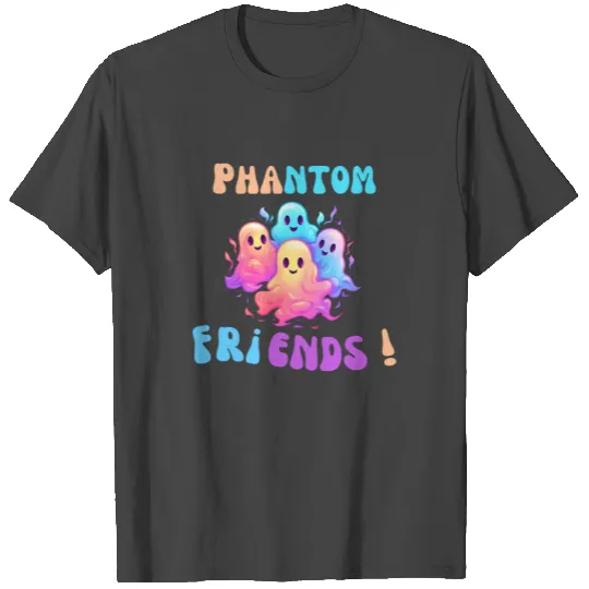 Join the Phantom Friends: Kids' Halloween T Shirts