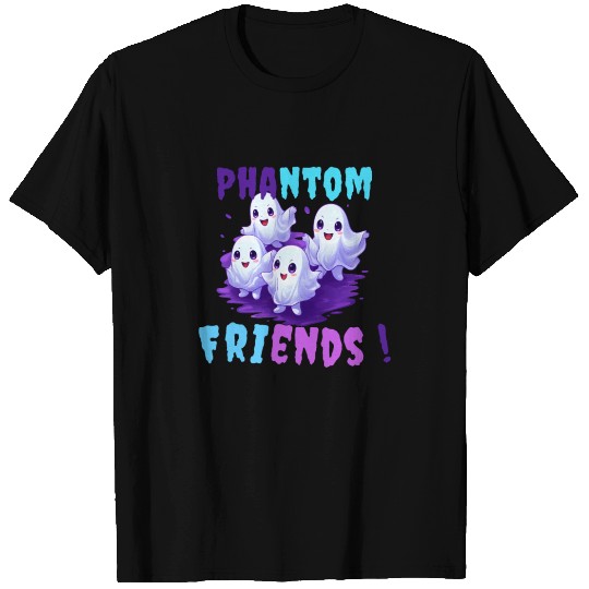 Join the Phantom Friends: Kids' Halloween T Shirts