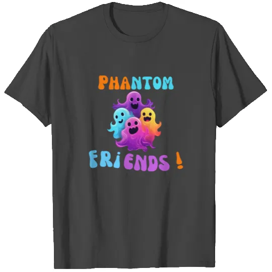 Join the Phantom Friends: Kids' Halloween T Shirts