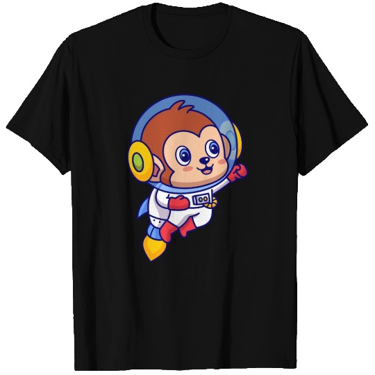 Flying Monkey Astronaut T Shirts