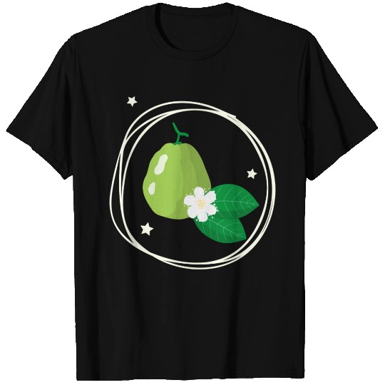 Guava With Flower And Leaves T Shirts