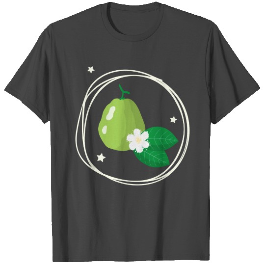 Guava With Flower And Leaves T Shirts