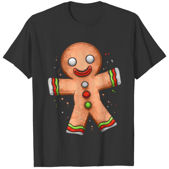 Gingerbread Man Merry Christmas T Shirts