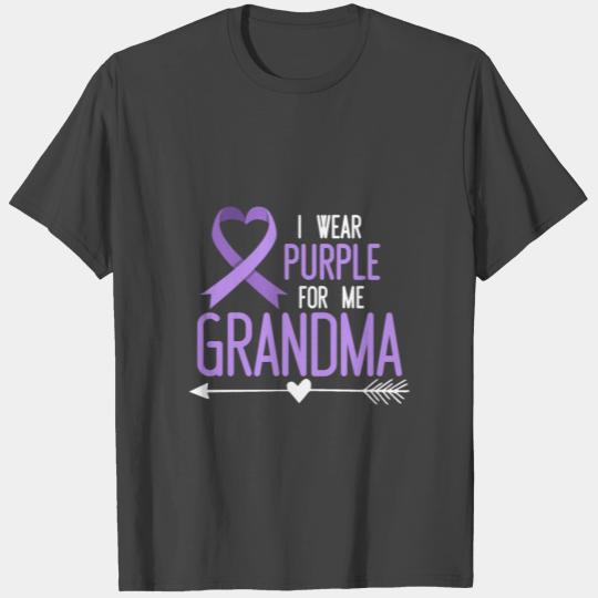 I Wear Purple For My Grandma T Shirts
