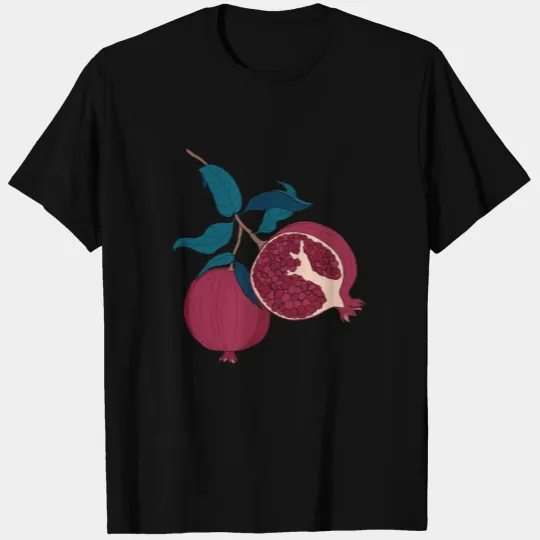 Pomegranate T Shirts, Fruit T Shirts, Food T Shirts
