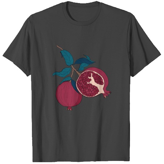 Pomegranate T Shirts, Fruit T Shirts, Food T Shirts