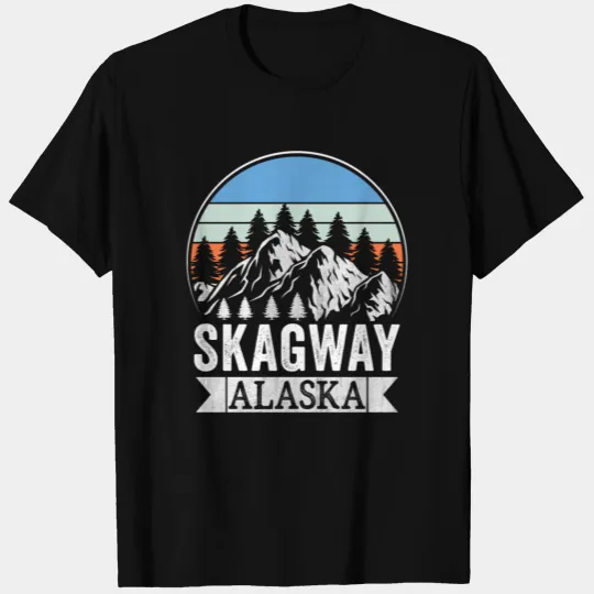 Skagway Alaska Moose Vacation Souvenir T Shirts
