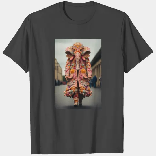 Baroque Styled Elephant - Fashion Week T Shirts