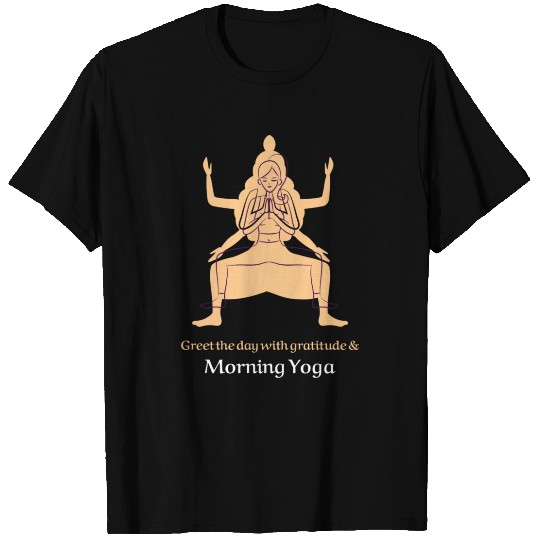 Morning Yoga | Good Morning Yoga | Sunrise Yoga T Shirts