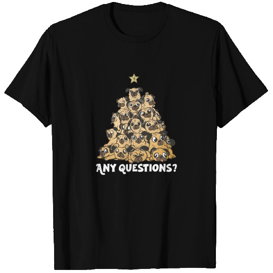 Pug Christmas Pug Santa Pug ornament Pug tree Pug T Shirts