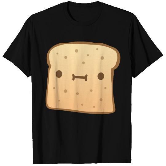 Cute Kawaii Butter Toast Anime Face Toaster Bread T Shirts
