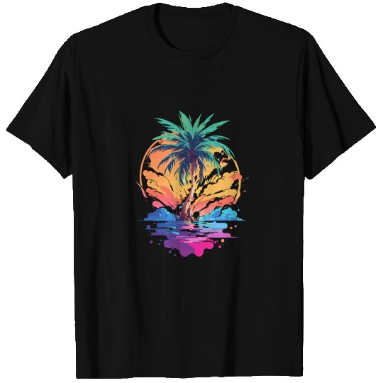 Palm Tree Paradise T Shirts