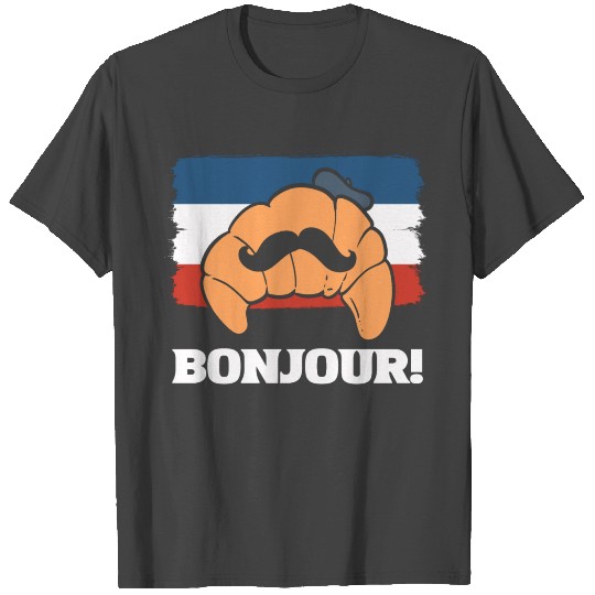 Croissant Bonjour Italian Baker T Shirts