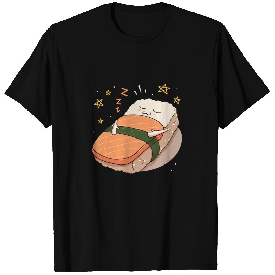 Japanese Food I Love Sushi Lover Nigiri Kawaii T Shirts