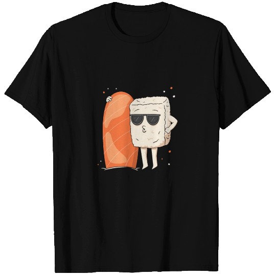 Japanese Food I Love Sushi Lover Nigiri Sushi Roll T Shirts