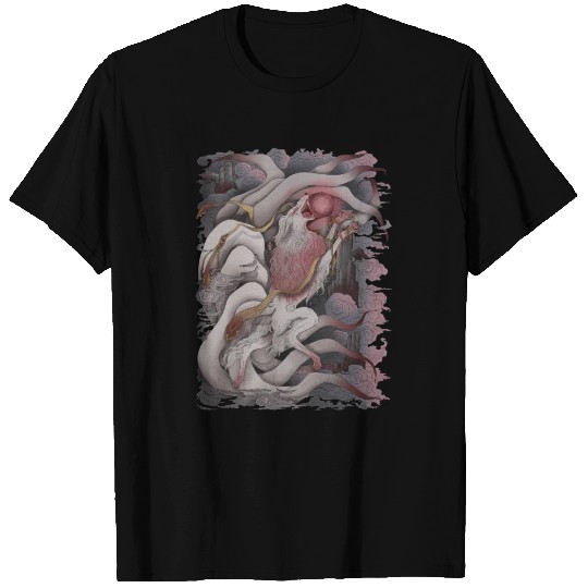 Kitsune Blood Moon T Shirts