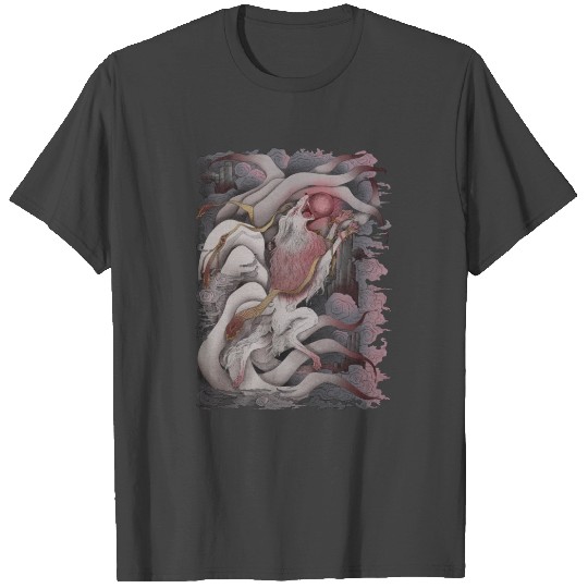 Kitsune Blood Moon T Shirts