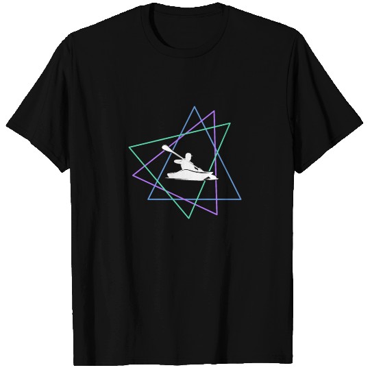 Geometric Kayak Adventure T Shirts