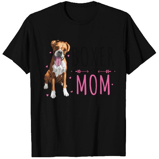 Boxer Mom Cute Boxer Lover Dog Owner T Shirts