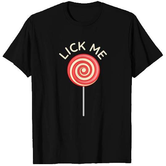 Lick Me Funny Lollipop Sucker Valentine T Shirts