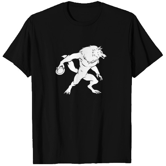 Disc Golf Frisbee Golf Werewolf T Shirts