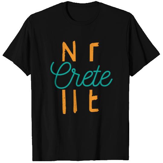 Crete Nebraska City Typography T Shirts