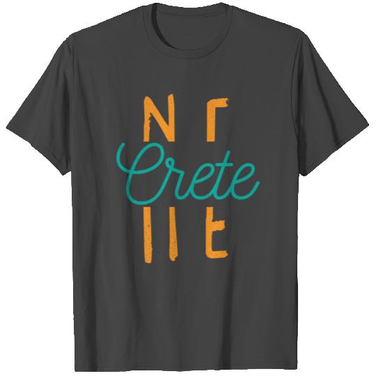 Crete Nebraska City Typography T Shirts