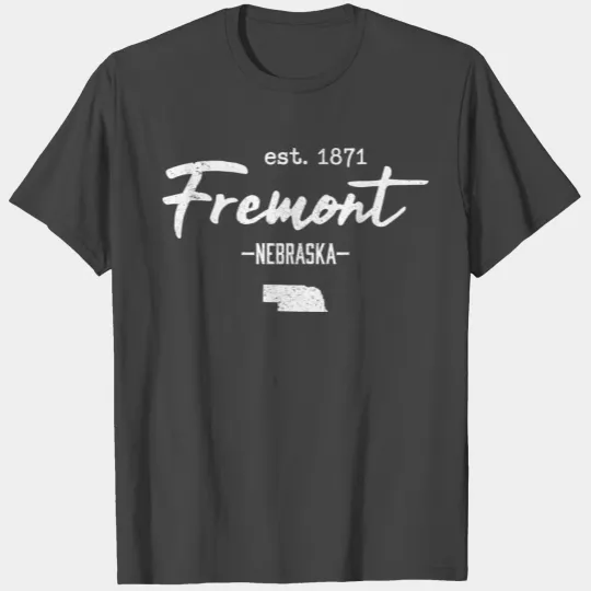 Fremont Nebraska City State Vintage T Shirts