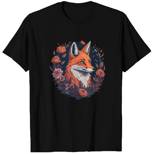 FOX AND FLOWER T Shirts
