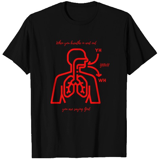 When you breathe in and out Red T Shirts